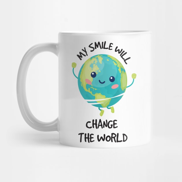 My Smile Will Change The World T-shirt, Unique Gift for Wife or Husband  Funny Gift Father's Day by DonVector